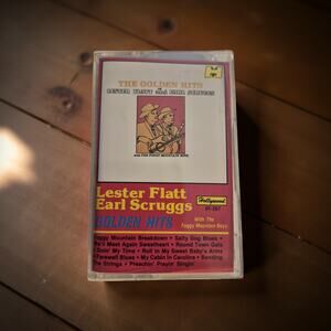 1987 Lester Flatt , Earl Scruggs And Golden Hits Cassette Tape